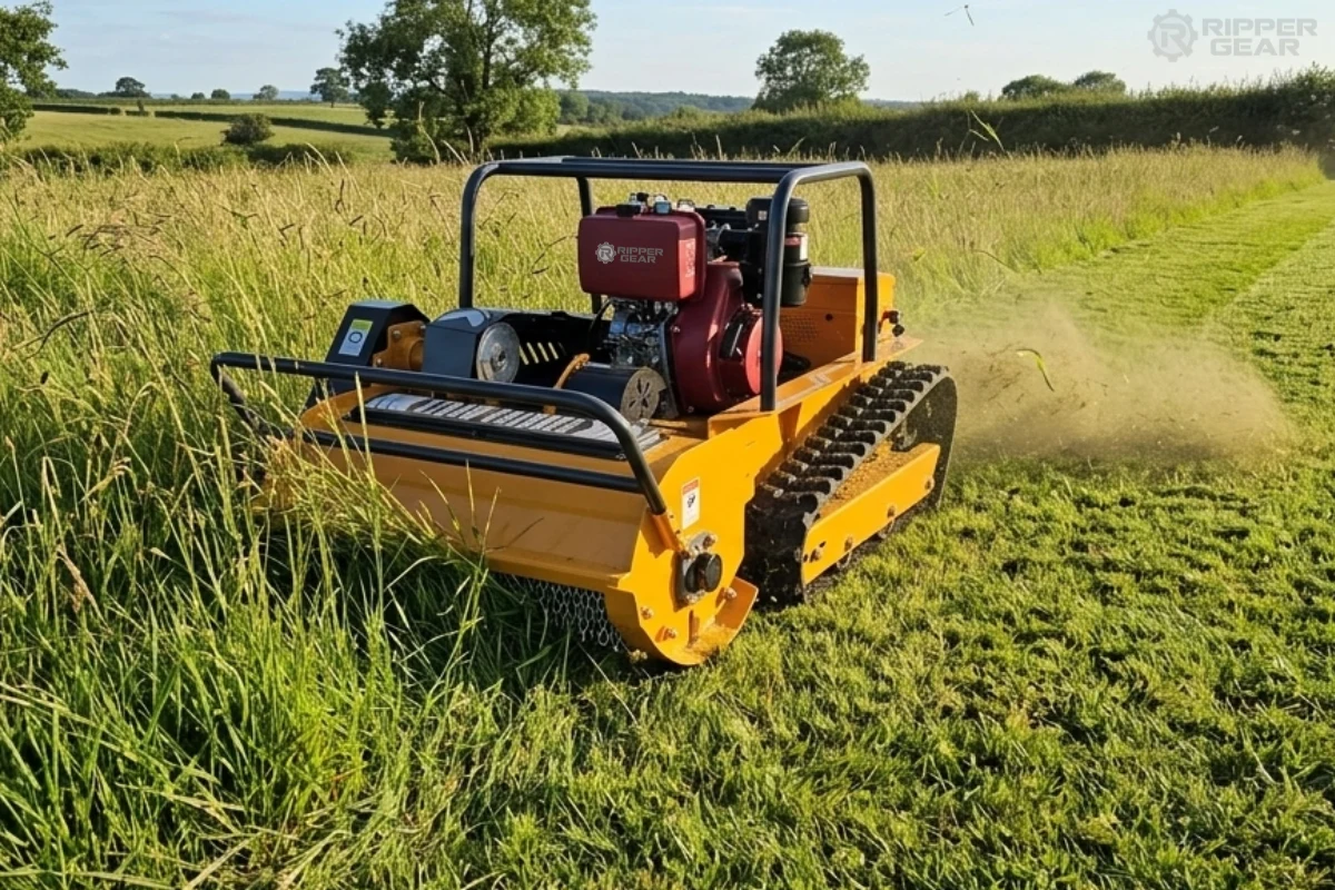 IR800T Remote Flail Mower - 10hp Diesel