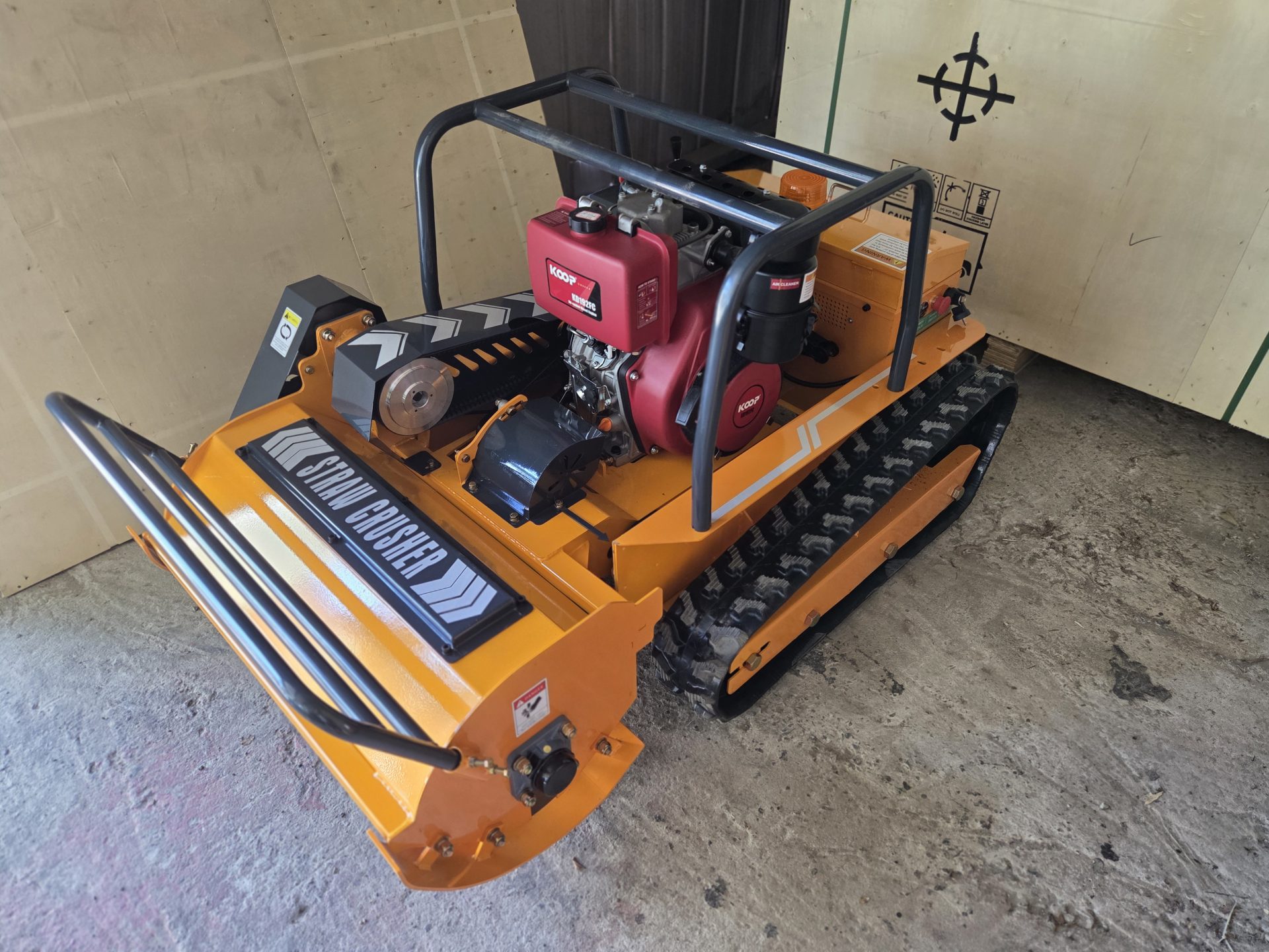 IR800T Remote Flail Mower - 10hp Diesel 2
