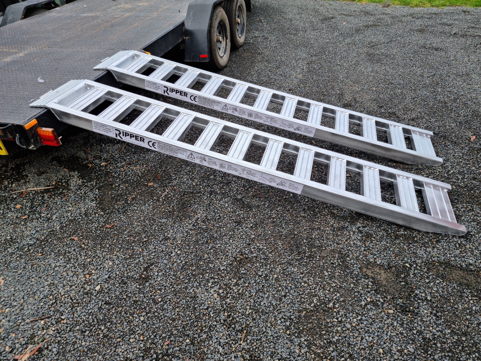 Aluminum Loading Ramps 1.8m-2.7m (3-4TN) 2