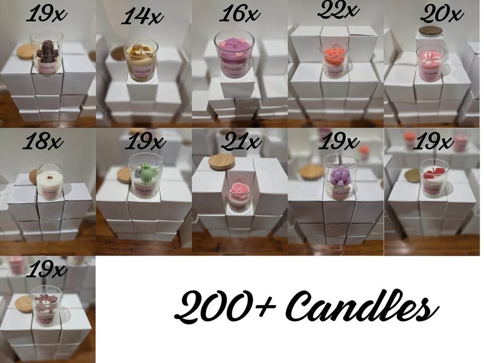 Bulk Candle Clearance – 200+ Candles 2