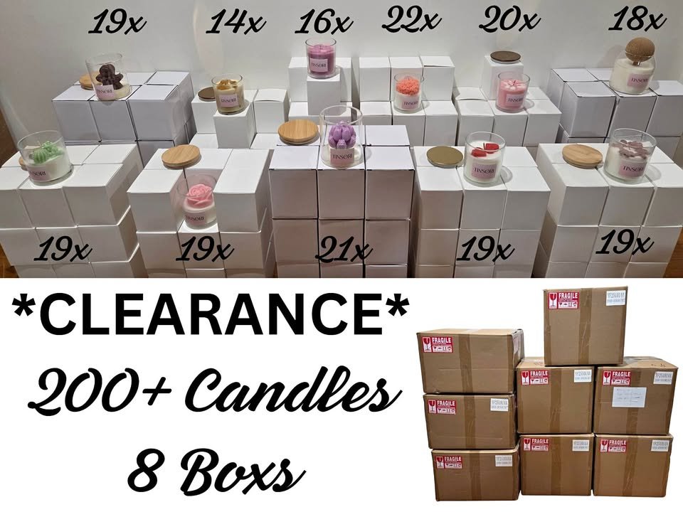 Bulk Candle Clearance – 200+ Candles 3